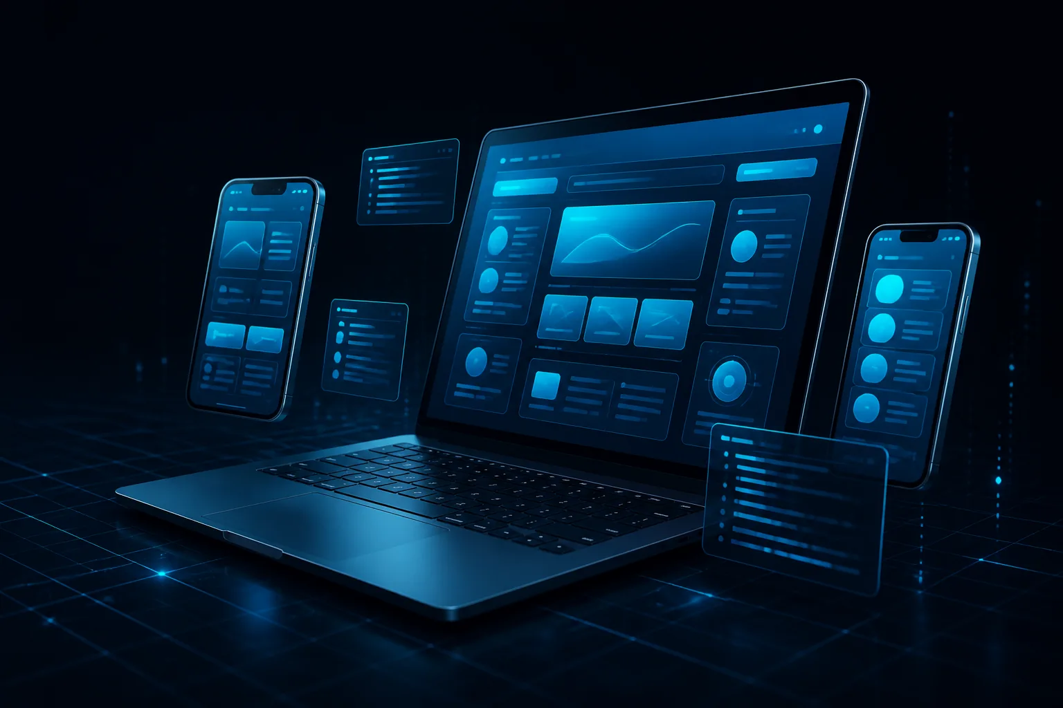 Web paneli ve mobil uygulama arayüz örnekleri